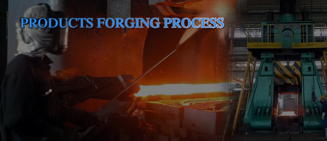 The product produced by forging equipment